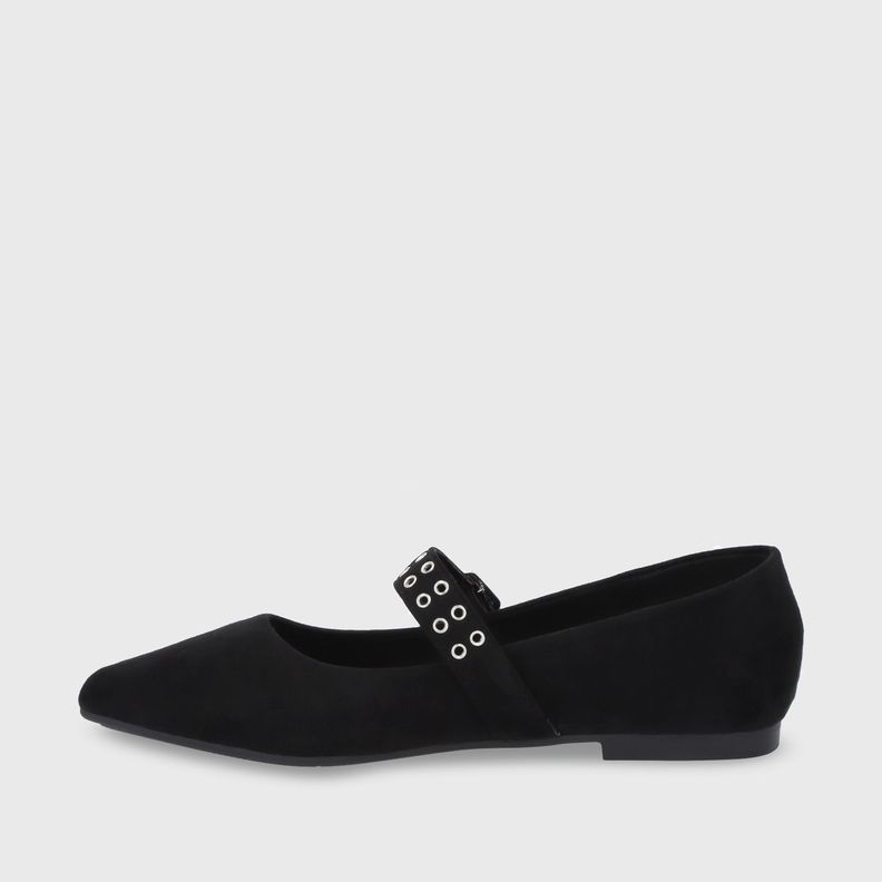 Ballerina Plano Negro Mujer 54011 Gotta-3