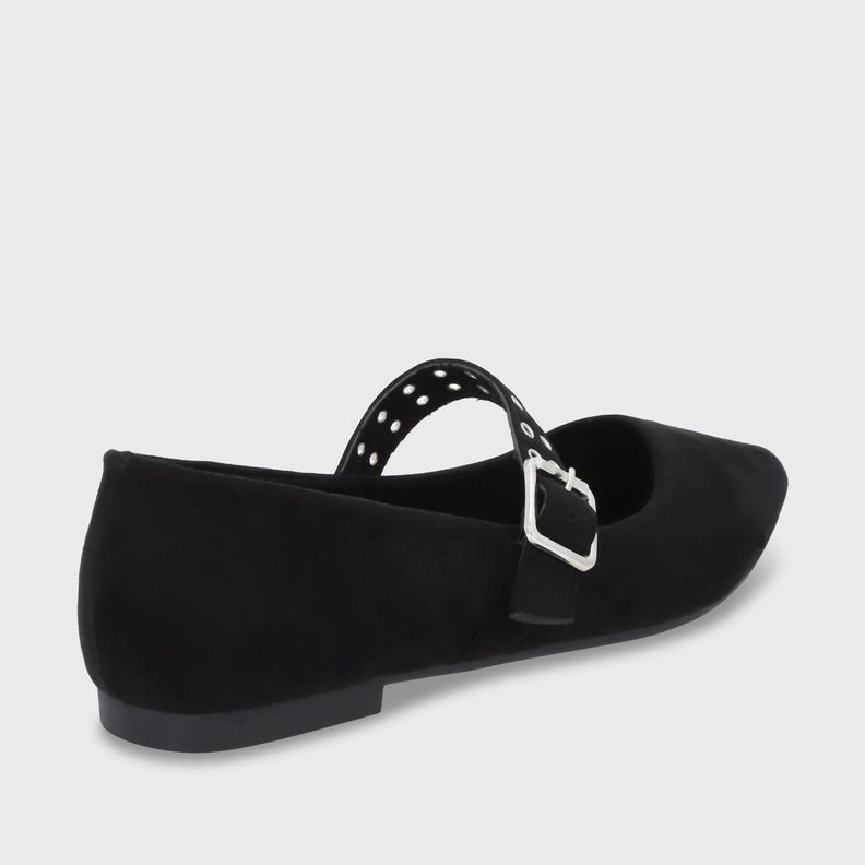 Ballerina Plano Negro Mujer 54011 Gotta-4
