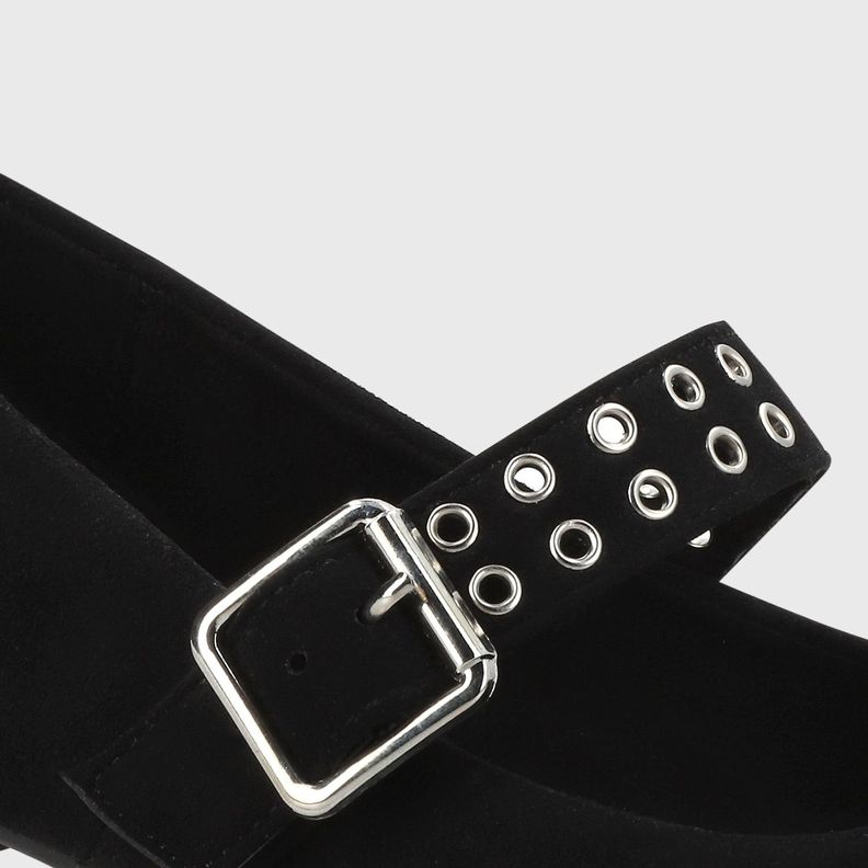 Ballerina Plano Negro Mujer 54011 Gotta-5