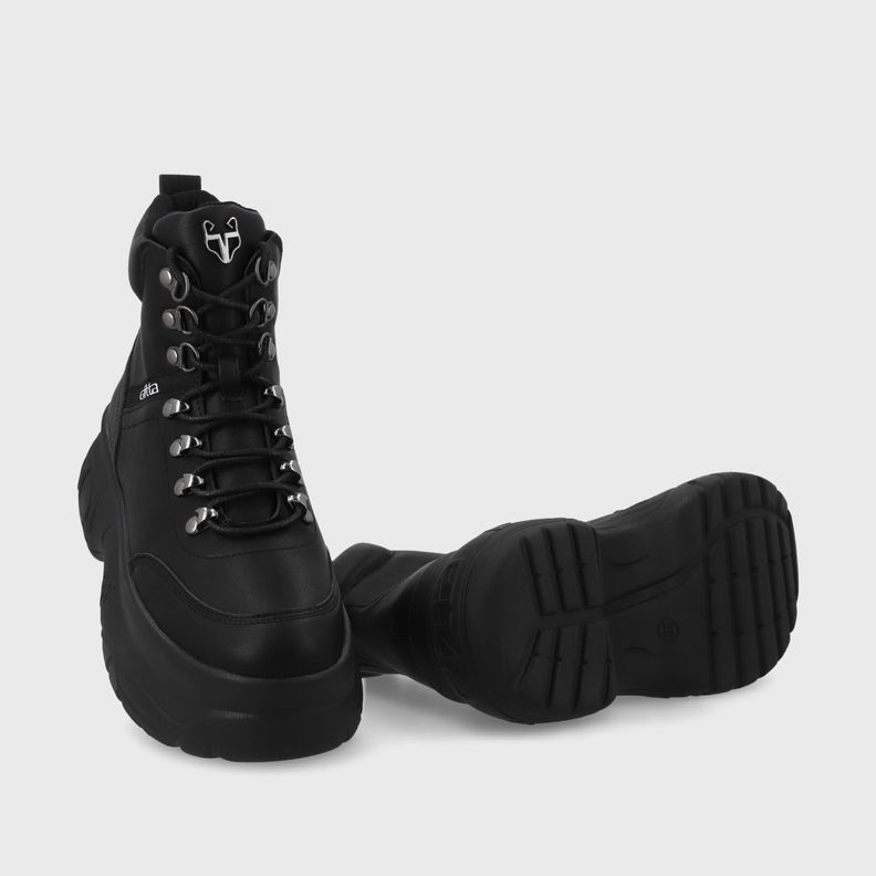 Zapatilla Negra Mujer 97244 Gotta-6