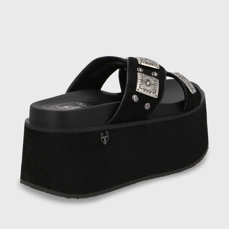 Sandalia Plataforma Negro Mujer 35187 Gotta-4