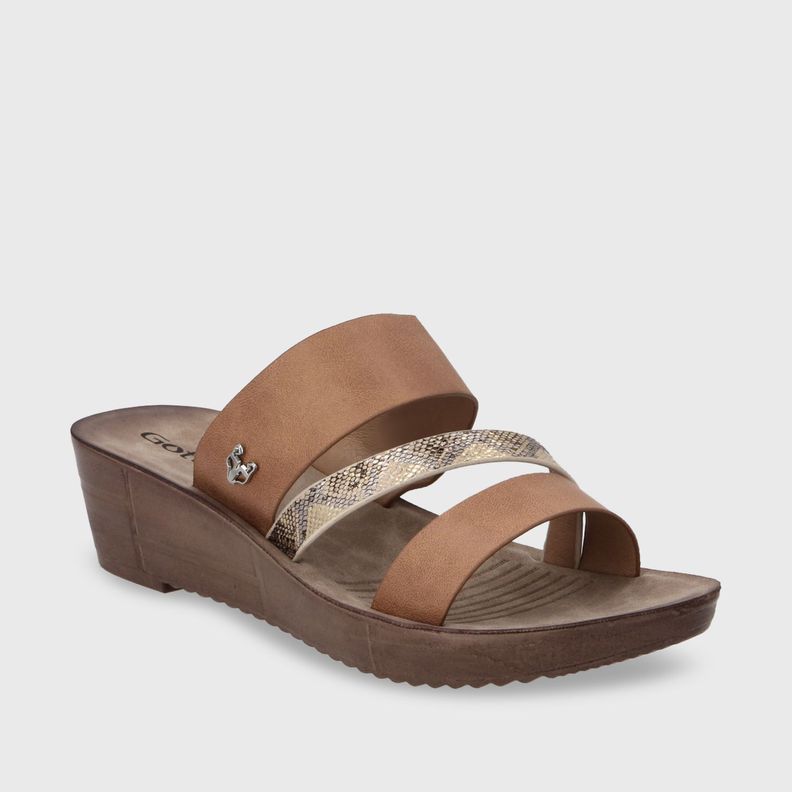 Sandalia Plataforma Dorado Mujer 13221 Gotta-1