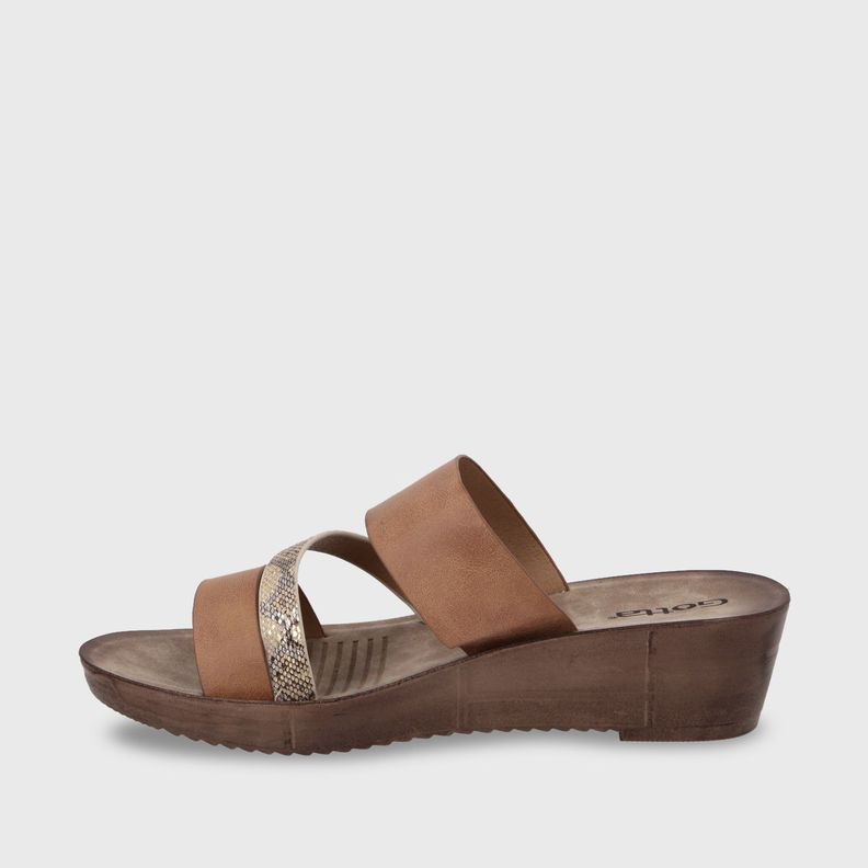 Sandalia Plataforma Dorado Mujer 13221 Gotta-3