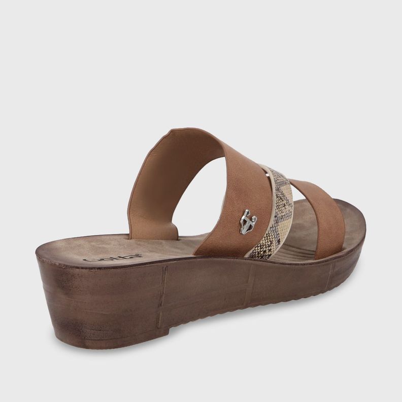 Sandalia Plataforma Dorado Mujer 13221 Gotta-4