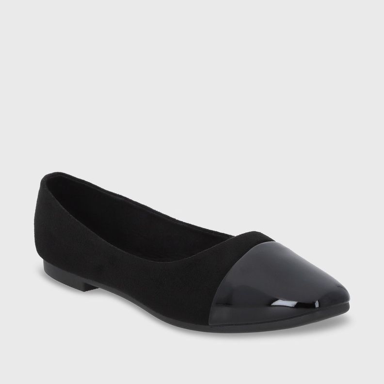 Ballerina Plano Negro Mujer 54020 Gotta-1