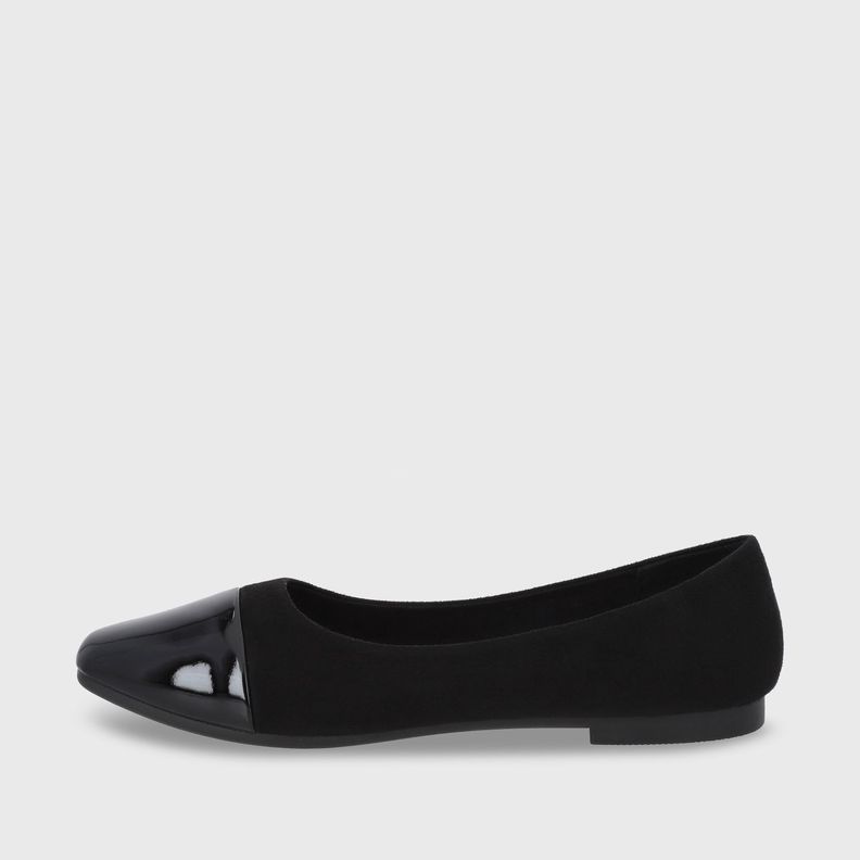 Ballerina Plano Negro Mujer 54020 Gotta-3