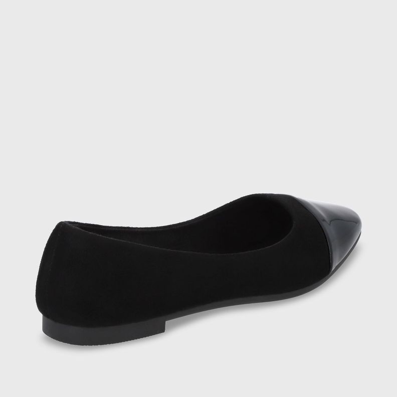 Ballerina Plano Negro Mujer 54020 Gotta-4