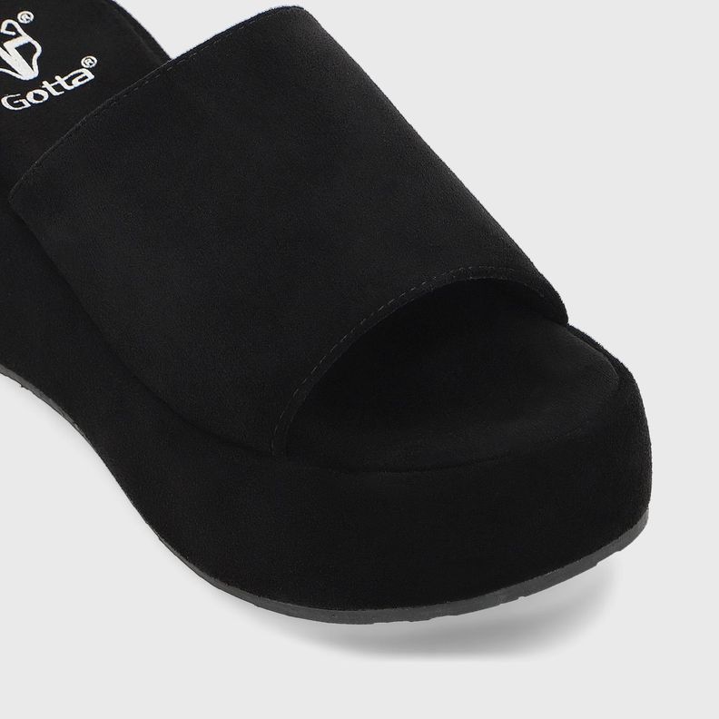 Sandalia Negra Mujer 45824 Gotta-5
