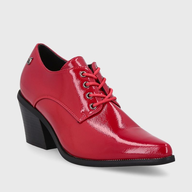 Zapato Taco Rojo Mujer 33763 Gotta-1