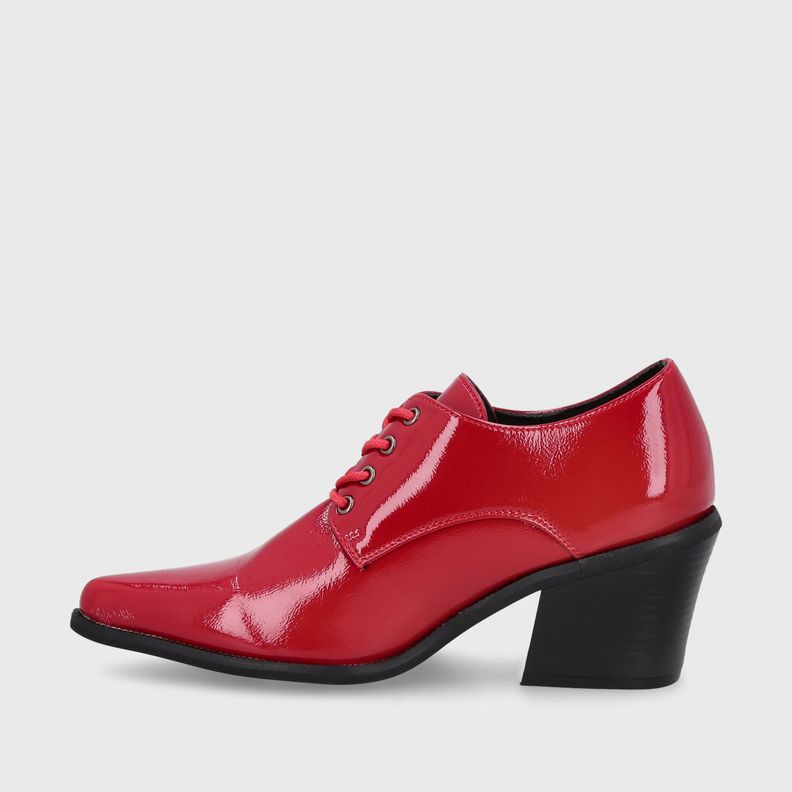 Zapato Taco Rojo Mujer 33763 Gotta-3