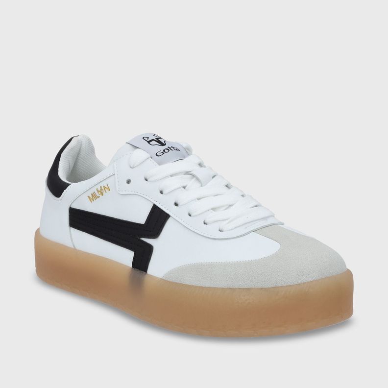 zapatilla Plano Blanco Mujer 53740 Gotta-1