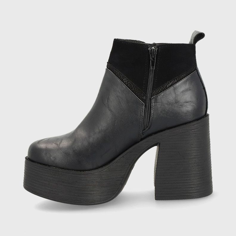 Botín Plataforma Negro Mujer 25630 Gotta-3