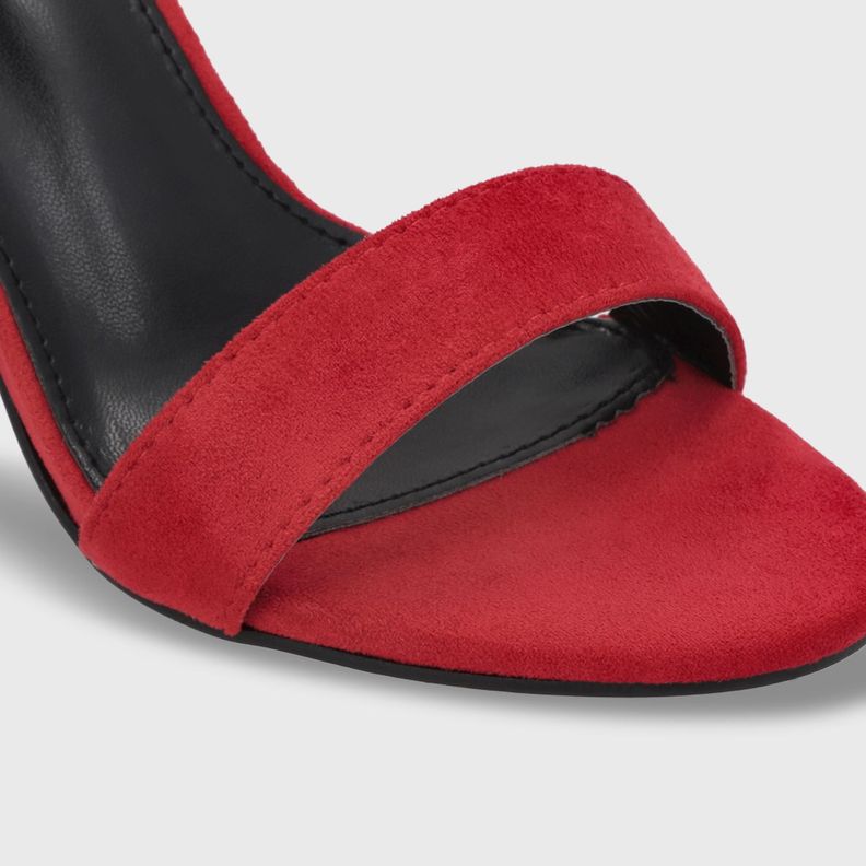 Sandalia Taco Mujer Roja 86123 Gotta-5