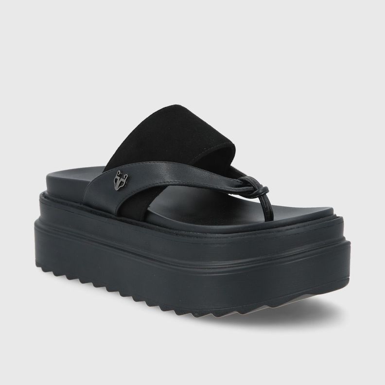 Sandalia Negra Mujer 25234 Gotta-1