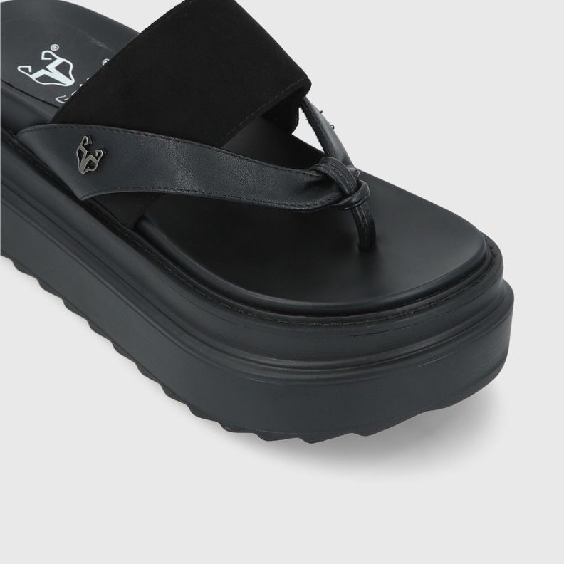 Sandalia Negra Mujer 25234 Gotta-5