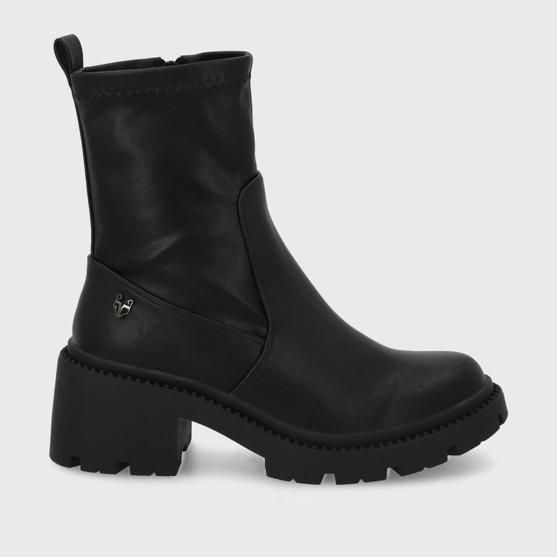 Botin Taco Negro Mujer 45741 Gotta