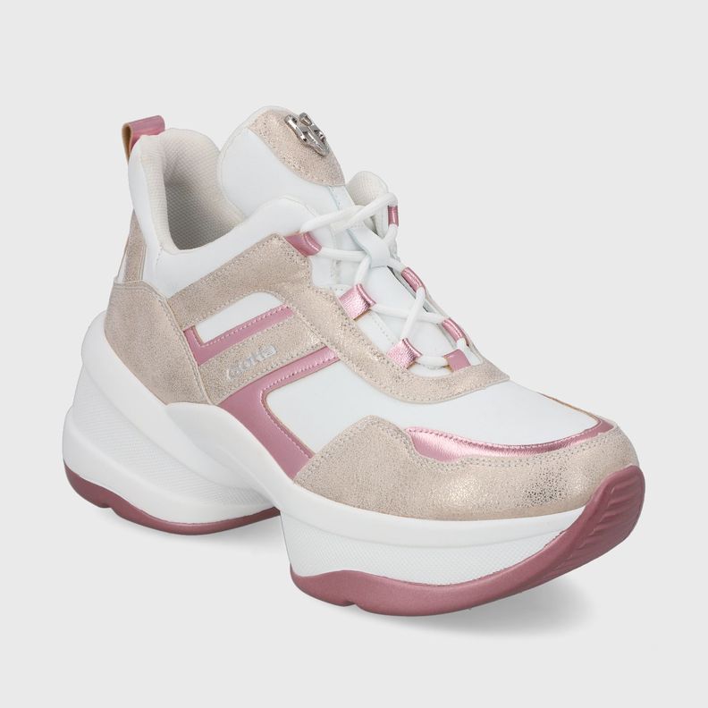 Zapatilla Plataforma Rosada  Mujer 13162 Gotta-1