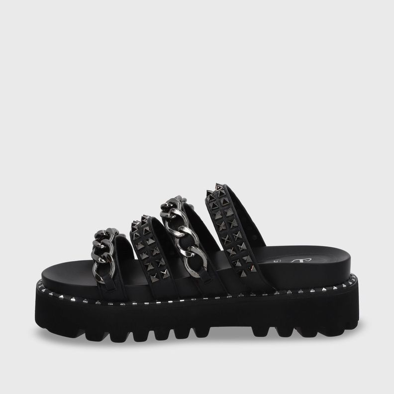 Sandalia Negra Mujer 1573A Gotta-3