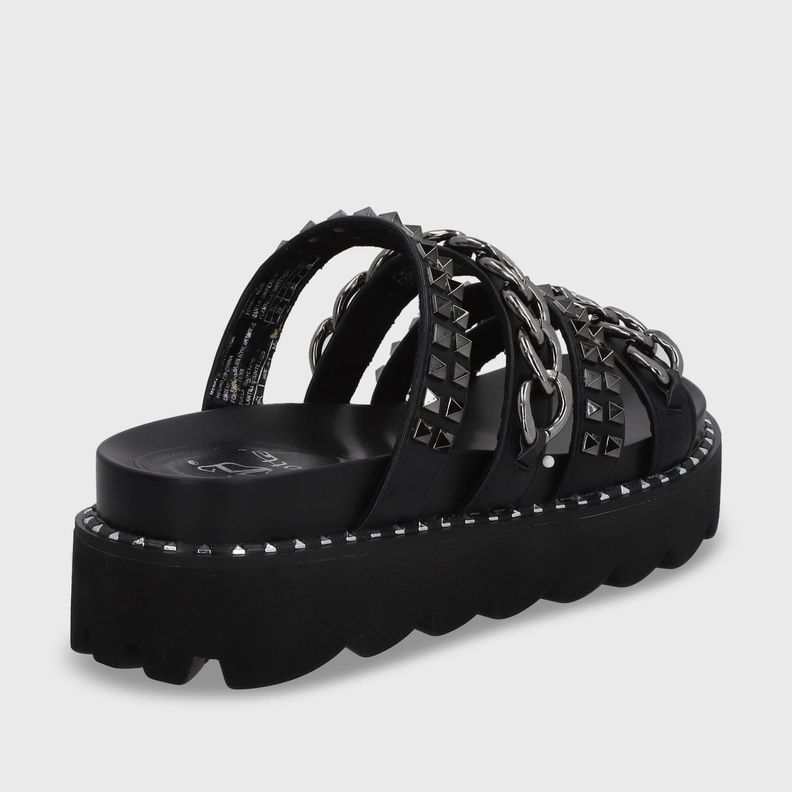 Sandalia Negra Mujer 1573A Gotta-4