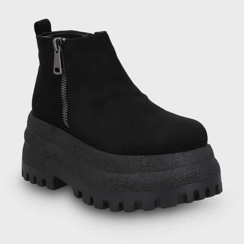 Botin Plataforma Negro Mujer 55293 Gotta-1