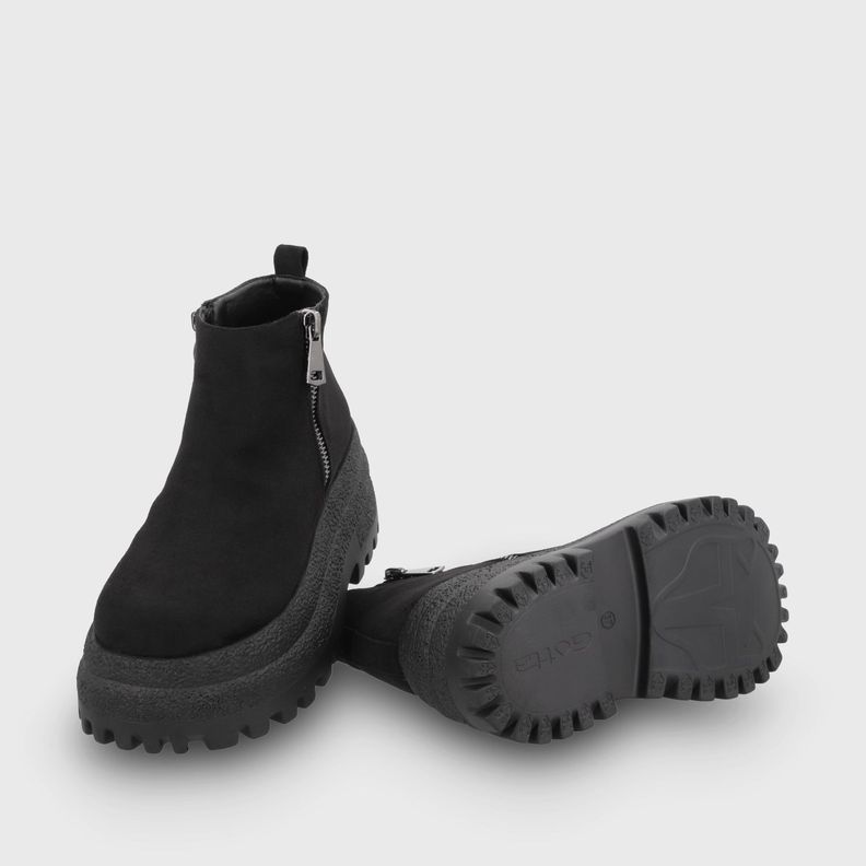 Botin Plataforma Negro Mujer 55293 Gotta-6