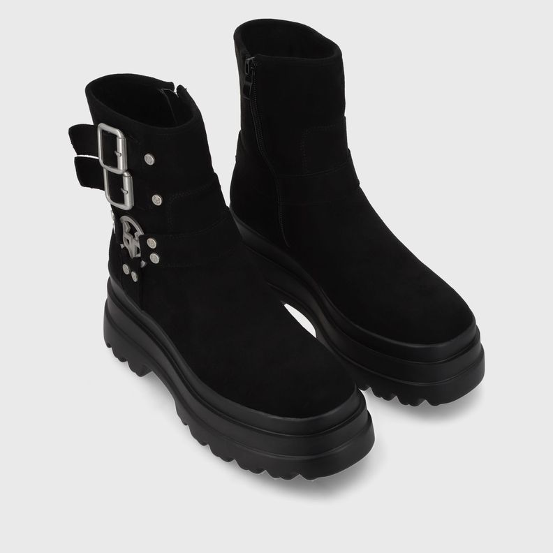 Botín Plataforma Negro Mujer 36036 Gotta-2