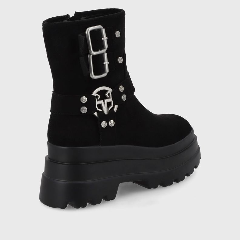 Botín Plataforma Negro Mujer 36036 Gotta-4