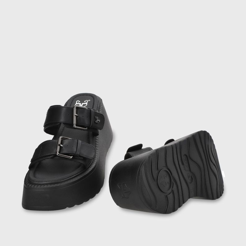 Sandalia Plataforma Negro Mujer 53721 Gotta-6
