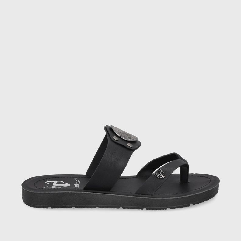 Sandalia Negra  Mujer 13256 Gotta-0