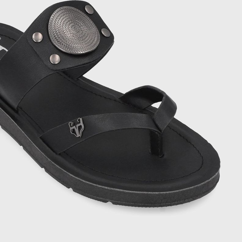 Sandalia Negra  Mujer 13256 Gotta-5
