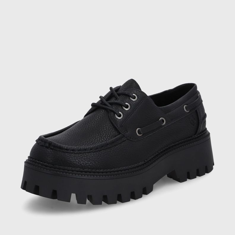 Zapato Plataforma Negro Mujer 46302 Gotta-3