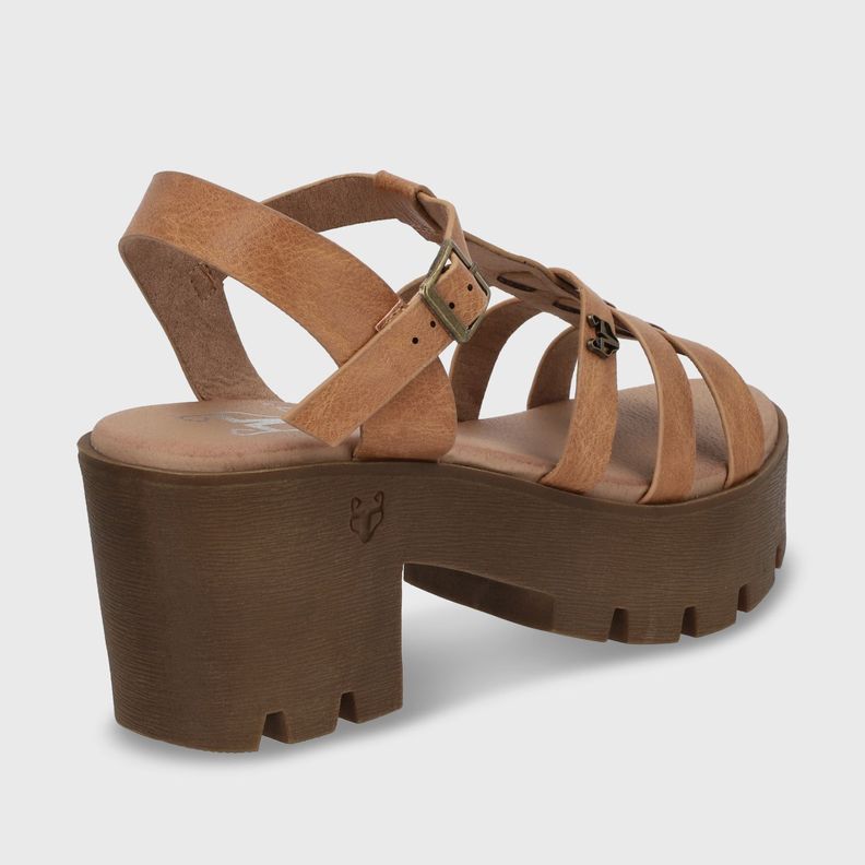 Sandalia Plataforma Beige Mujer 43023 Gotta-4