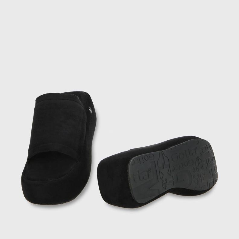 Sandalia Plataforma Negro Mujer 55960 Gotta-6