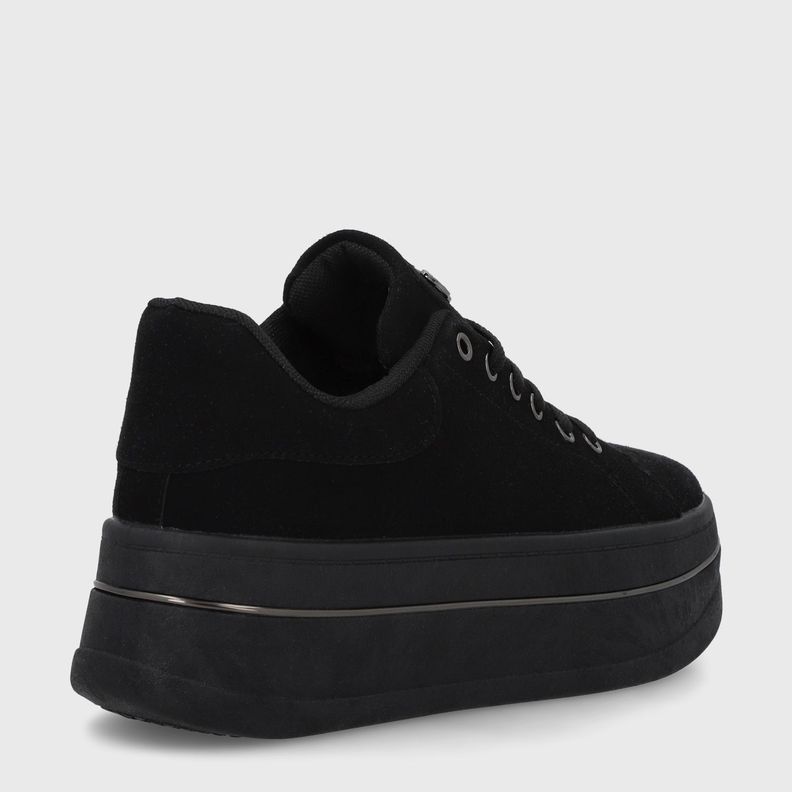 Zapatilla Plataforma Negra  Mujer 58011 Gotta-3