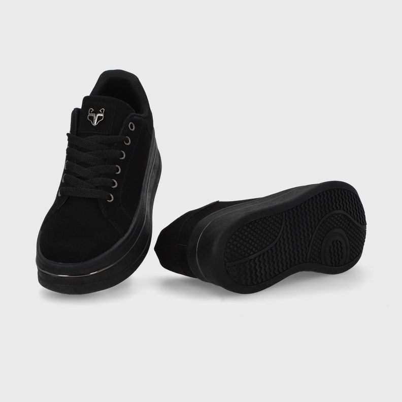 Zapatilla Plataforma Negra  Mujer 58011 Gotta-4