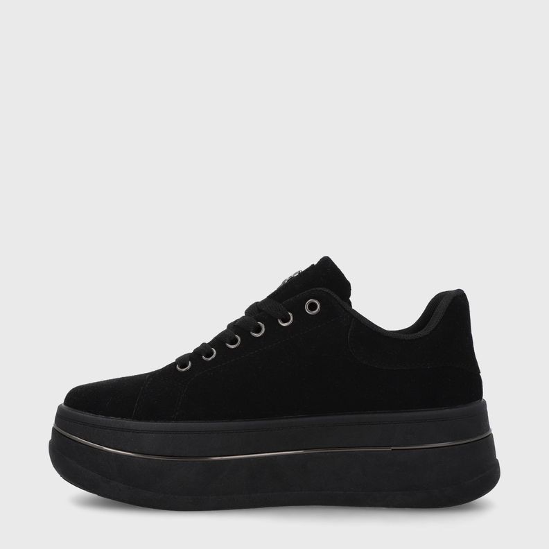 Zapatilla Plataforma Negra  Mujer 58011 Gotta-5
