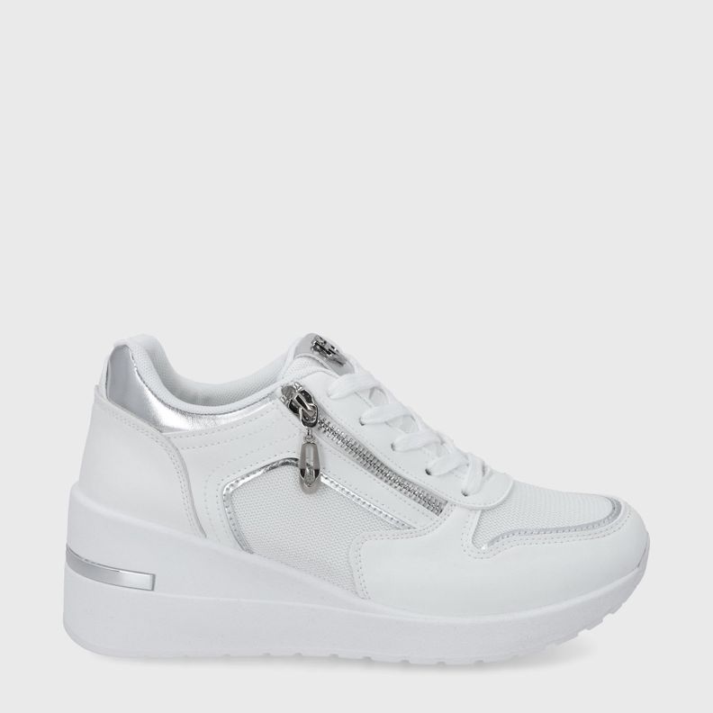 Zapatilla Plataforma Blanca  Mujer 58040 Gotta Blanco 35