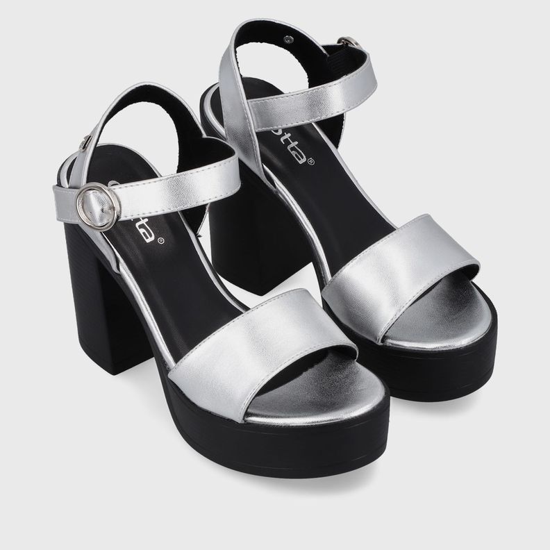 Sandalia Plateada  Mujer 45961 Gotta-2