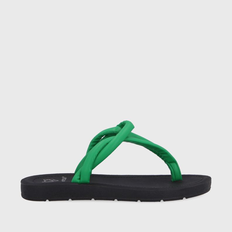 Sandalia Plana Verde Mujer 13254 Gotta-0