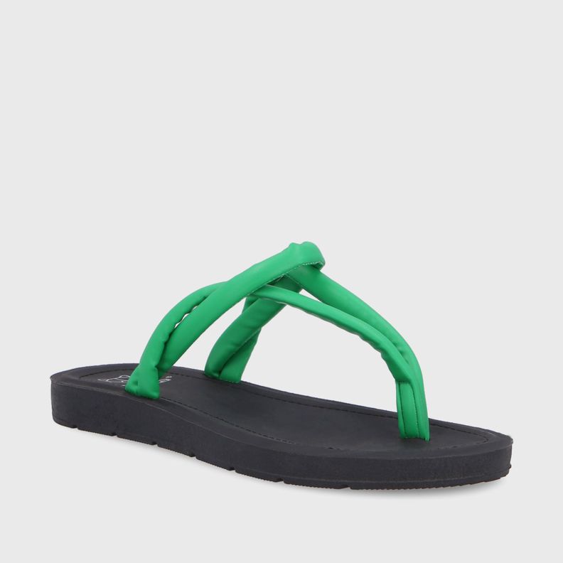 Sandalia Plana Verde Mujer 13254 Gotta-1