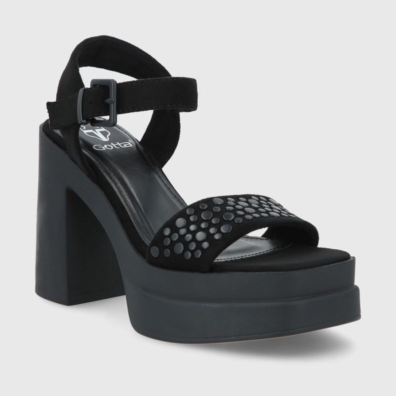 Sandalia Negra 45952 Mujer 45952 Gotta-1