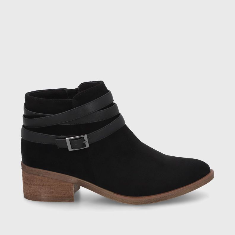 Botin Taco Negro Mujer 43109 Gotta-0