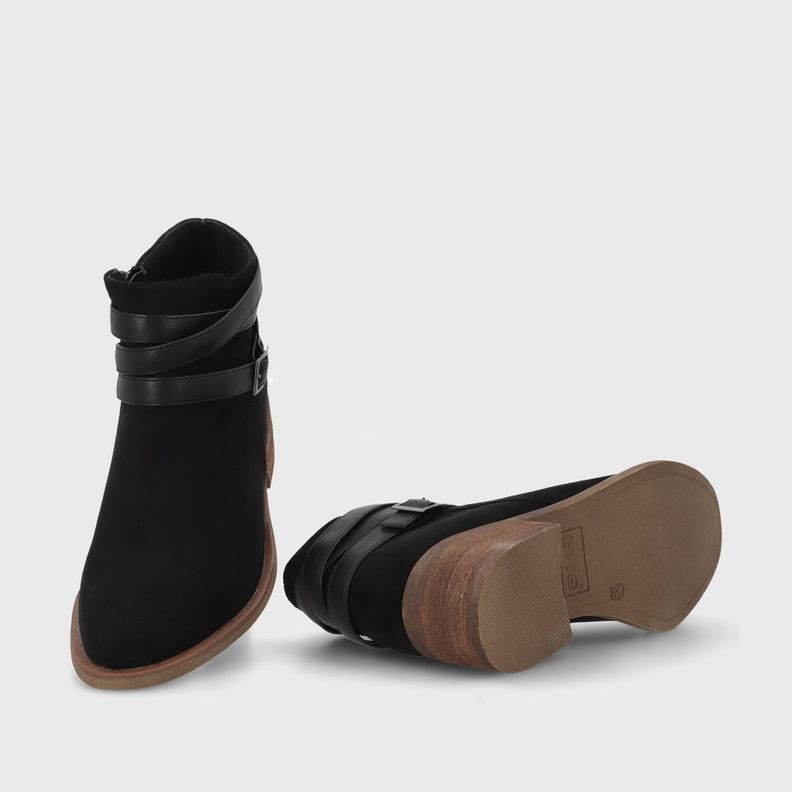Botin Taco Negro Mujer 43109 Gotta-6