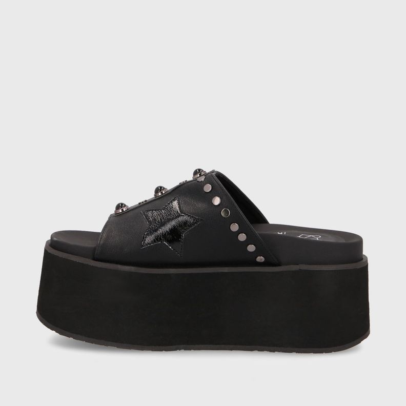 Sandalia Plataforma Negra Mujer 35182 Gotta-4