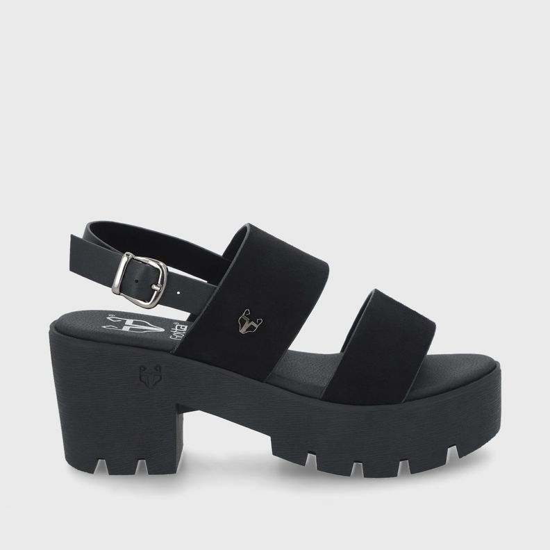 Sandalia Negra  Mujer 43021 Gotta-0