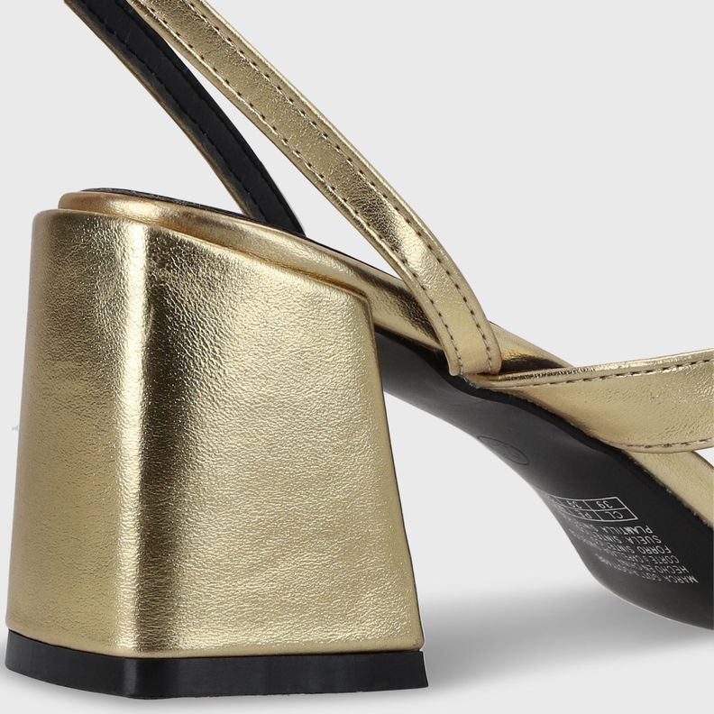Sandalia Taco Oro Mujer 35132 Gotta-5