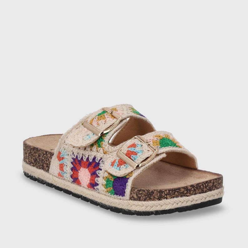 sandalia Plano Multicolor Mujer 52040 Gotta-0
