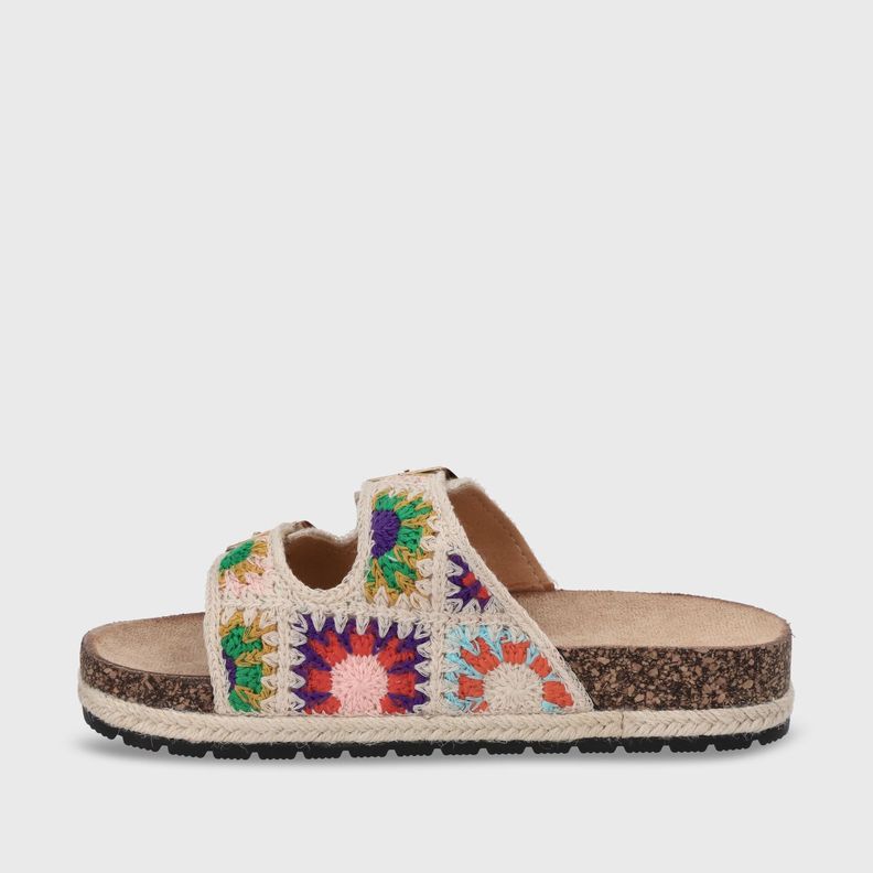 sandalia Plano Multicolor Mujer 52040 Gotta-2