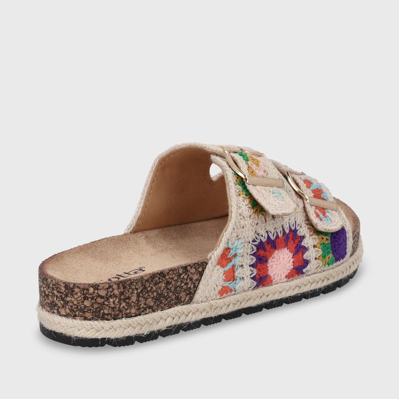sandalia Plano Multicolor Mujer 52040 Gotta-3