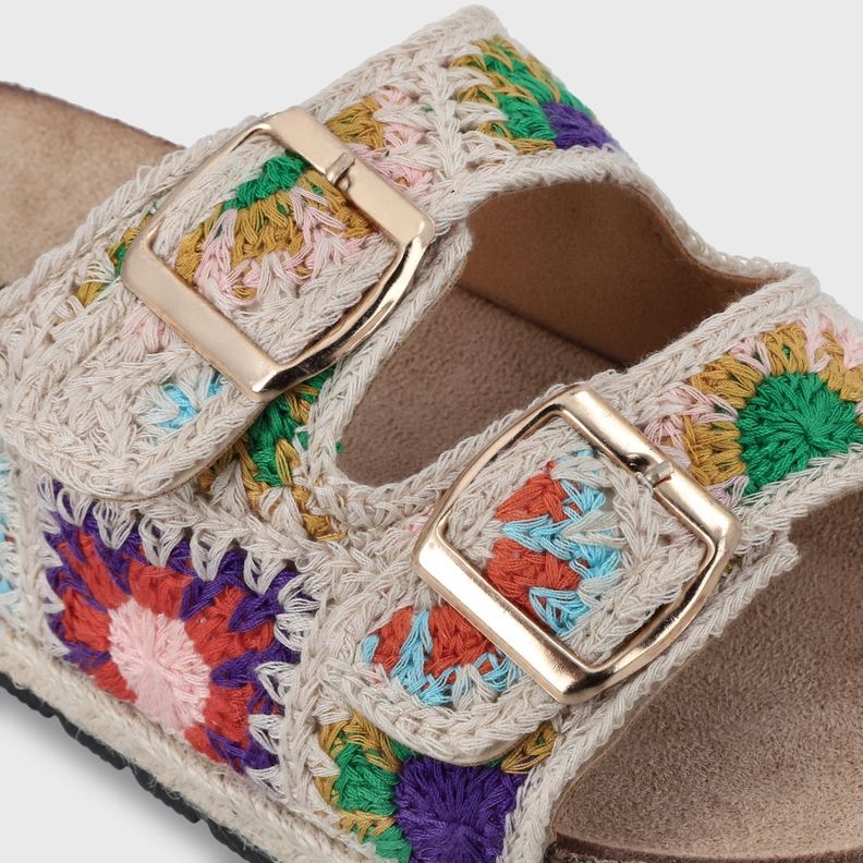 sandalia Plano Multicolor Mujer 52040 Gotta-4